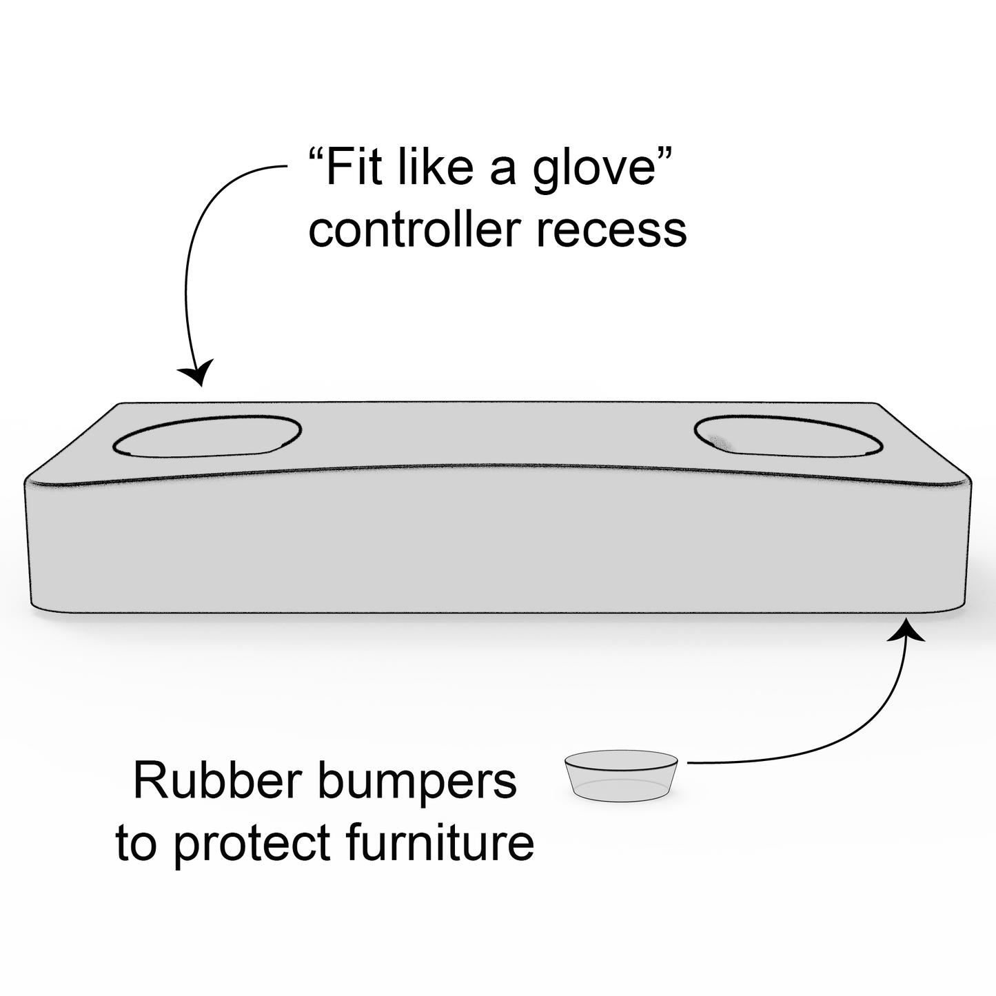 XBOX MINIMALIST CONTROLLER STAND Plastic
